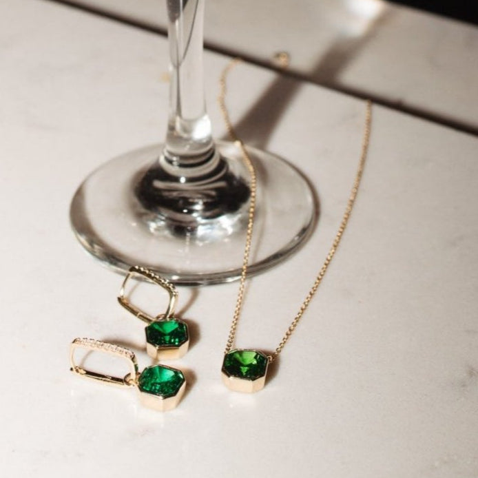Luxe Asscher Necklace
