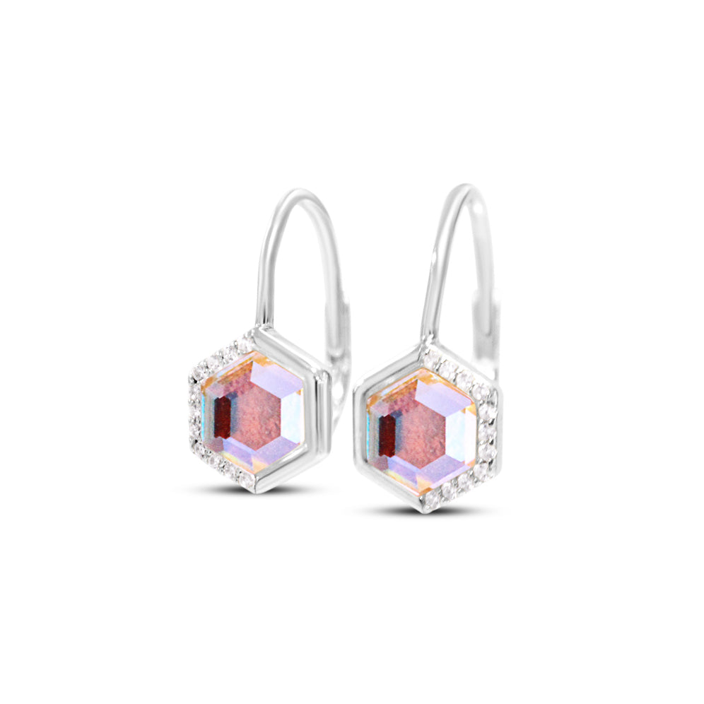 Stardust Leverback Earrings