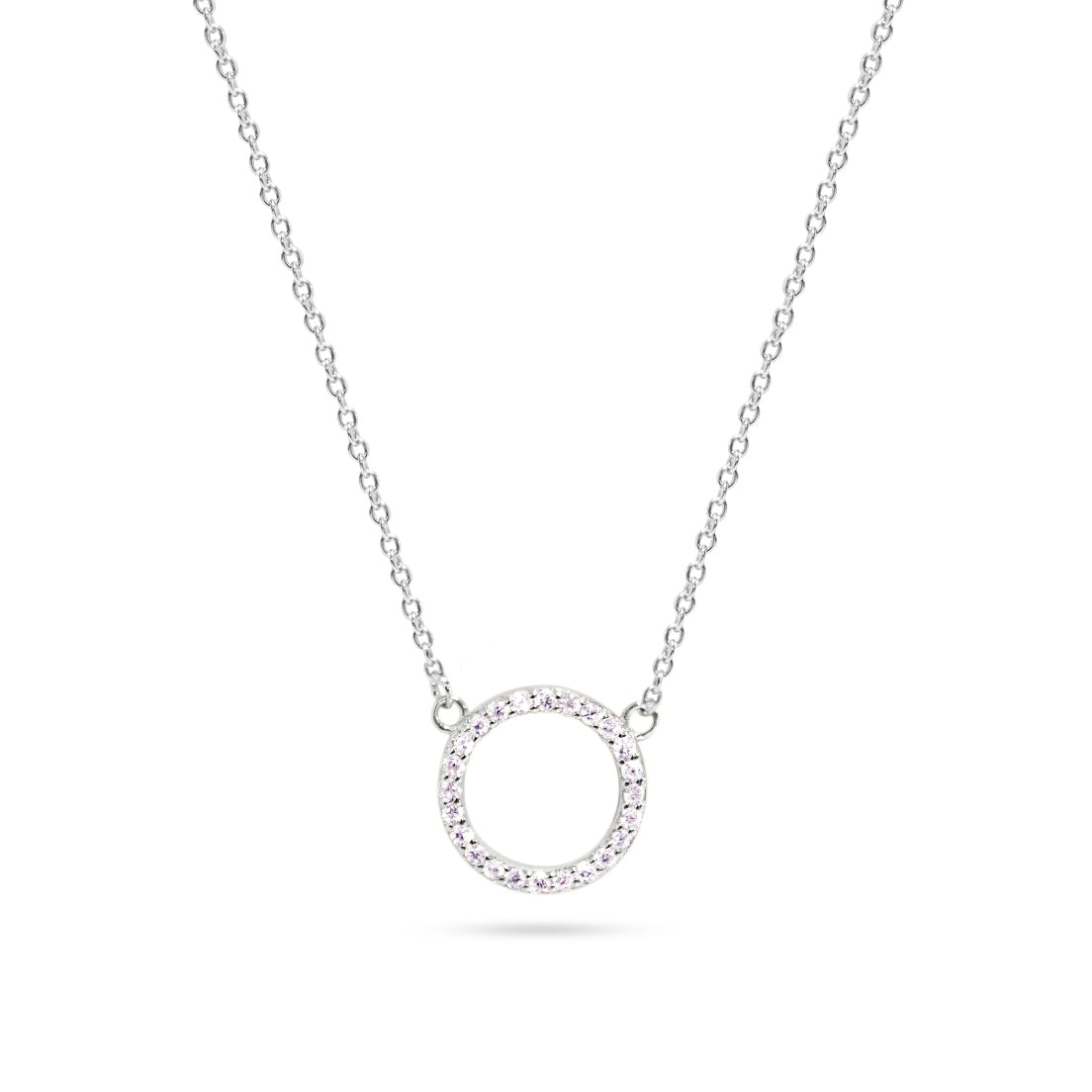 Pavè Halo Necklace