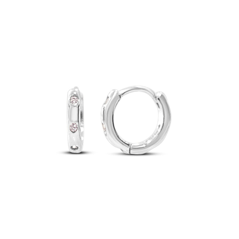 Confetti Huggie Hoops