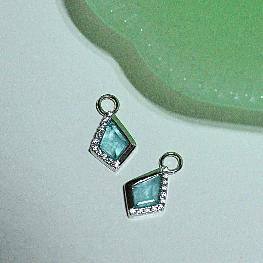 Kite Charm in Sea Glass