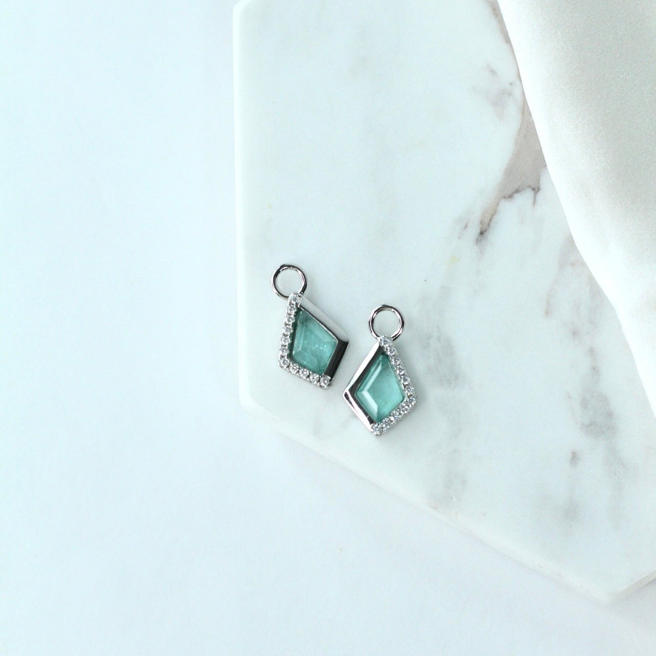 Kite Charm in Sea Glass