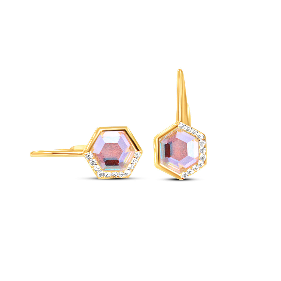 Stardust Leverback Earrings