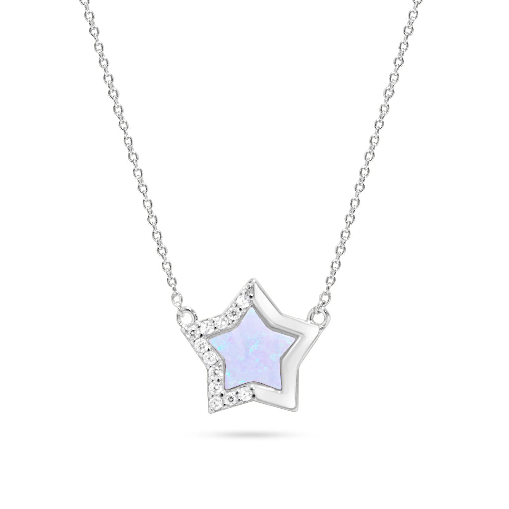 Crystal on sale star necklace