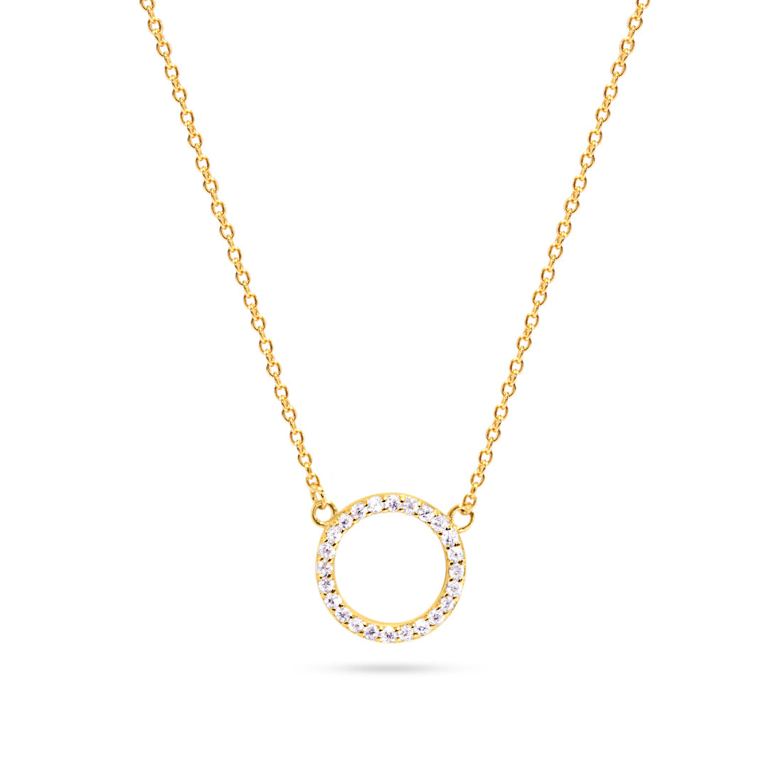 Pavè Halo Necklace