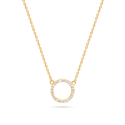 Pavè Halo Necklace
