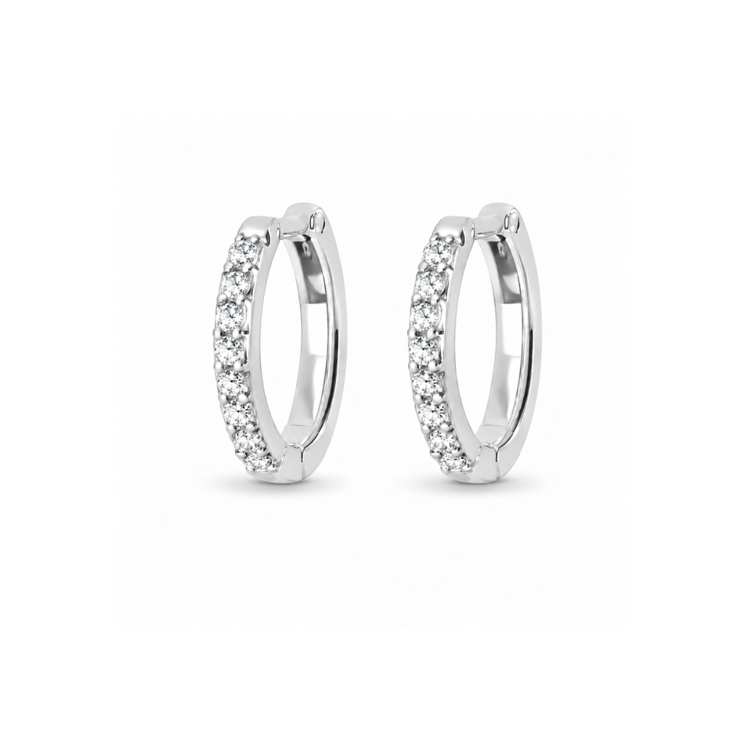 Round Charm Hoop - 11MM