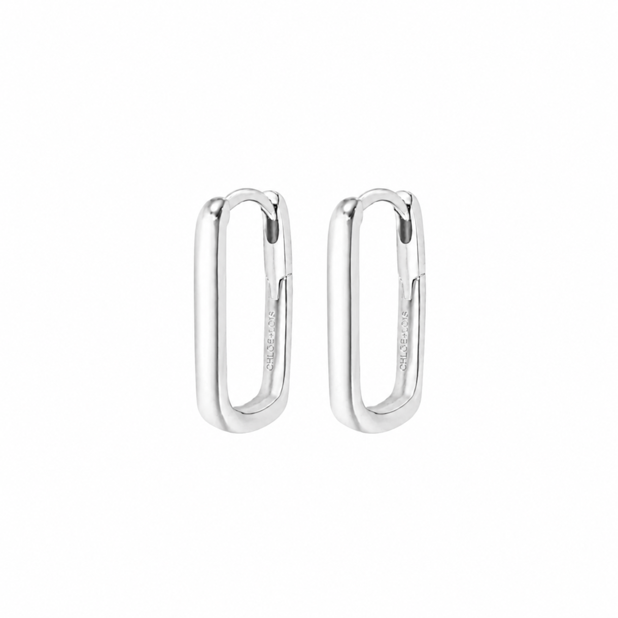 Oval Charm Hoop - 14MM