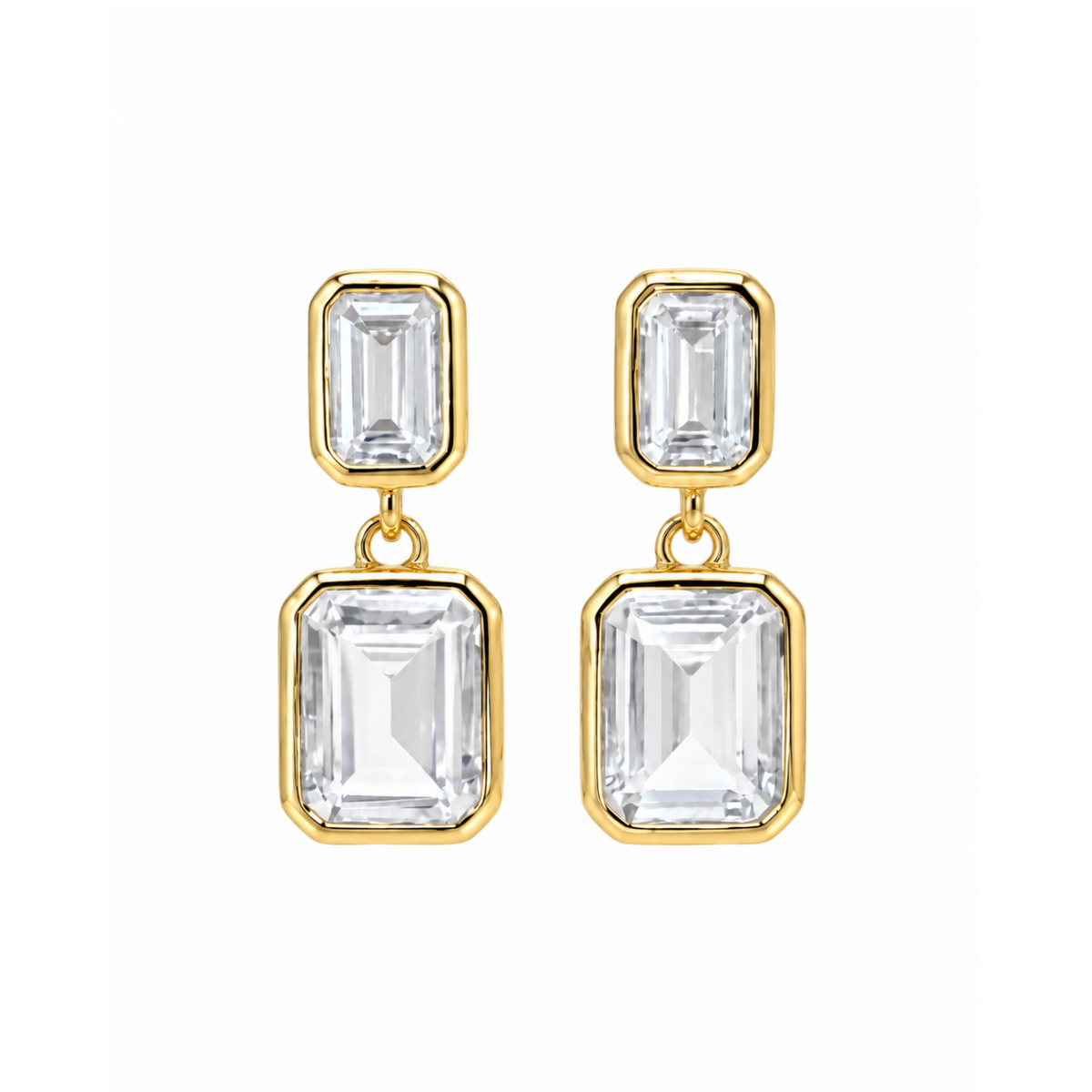 Mini Cushion Petite Drop Studs