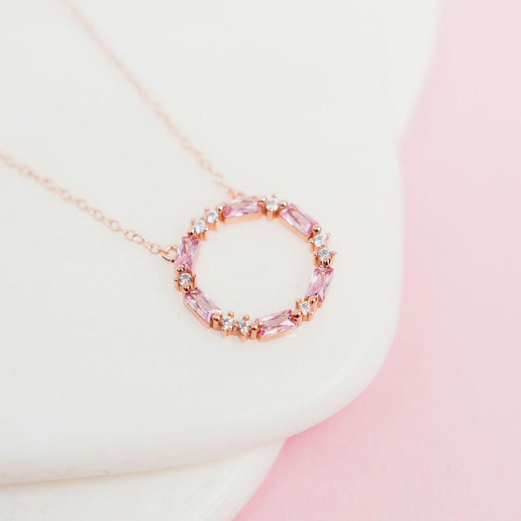 "Blush Dreams" Necklace in Rose Gold Necklaces Chloe + Lois