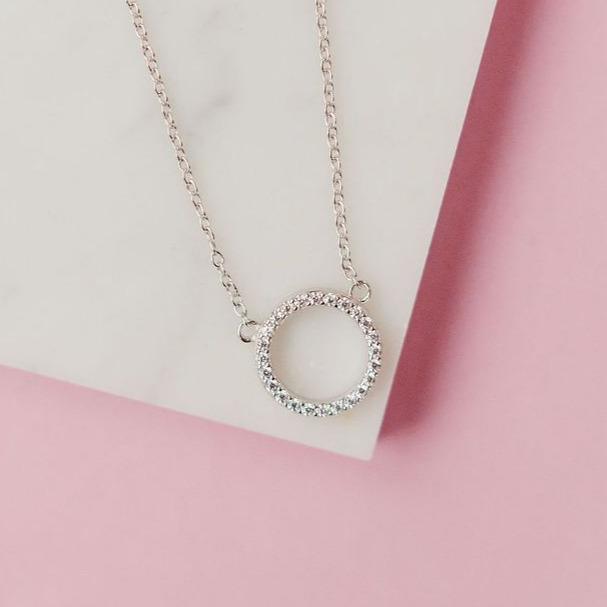 Slim Circle Necklace Necklaces Chloe + Lois
