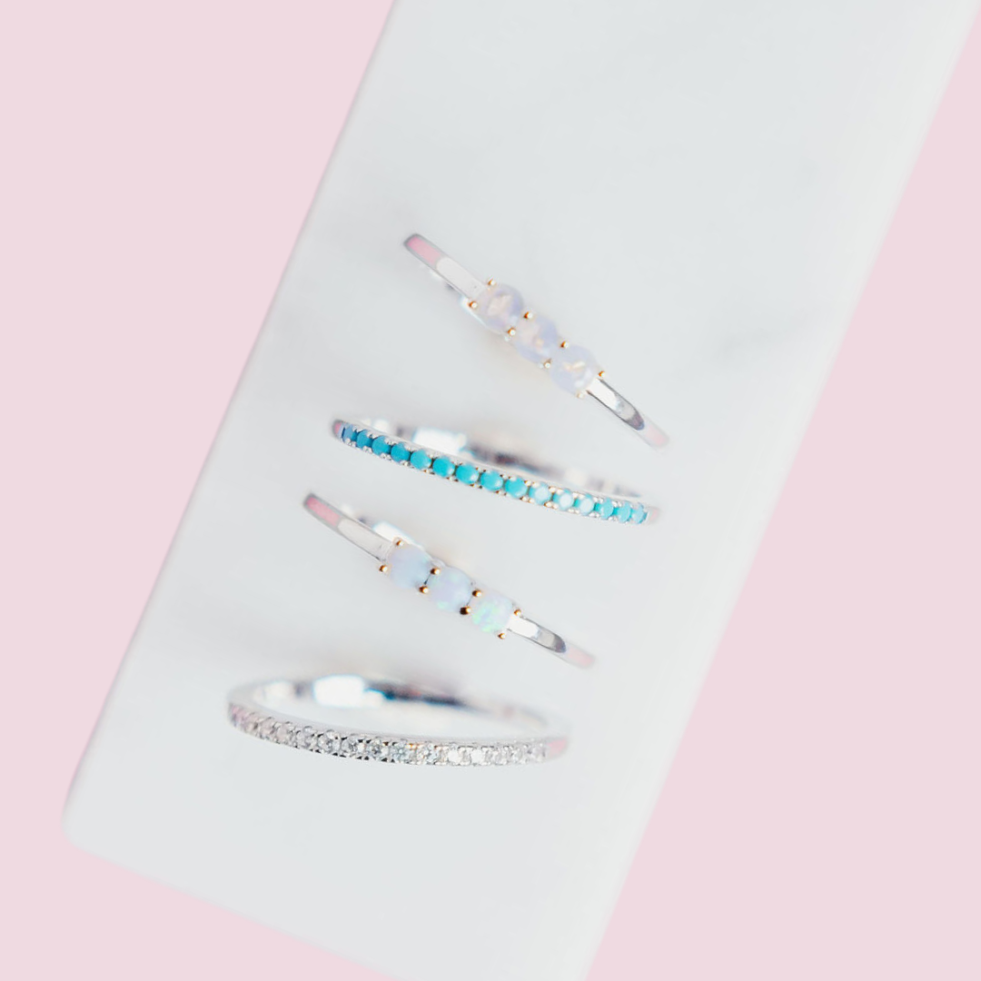 Turquoise Stacking Ring by Chloe + Lois