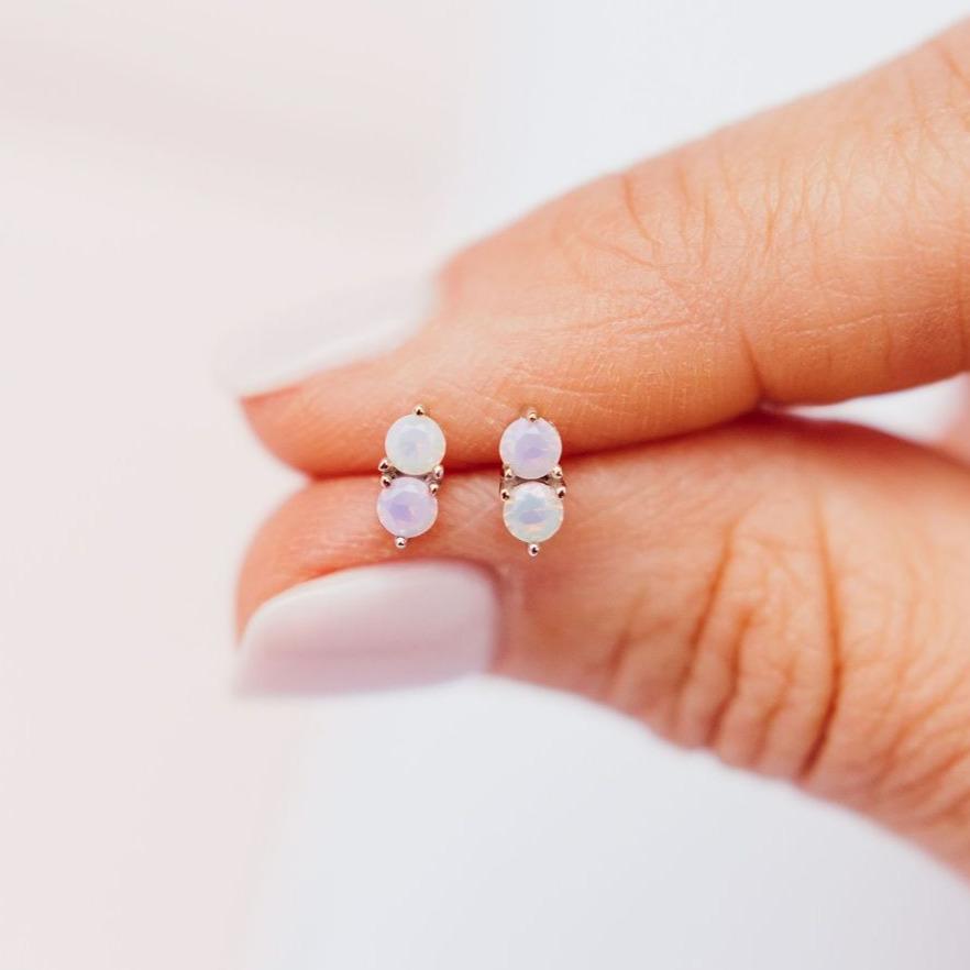 Cotton Candy "Twinkle" Studs Earrings Chloe + Lois