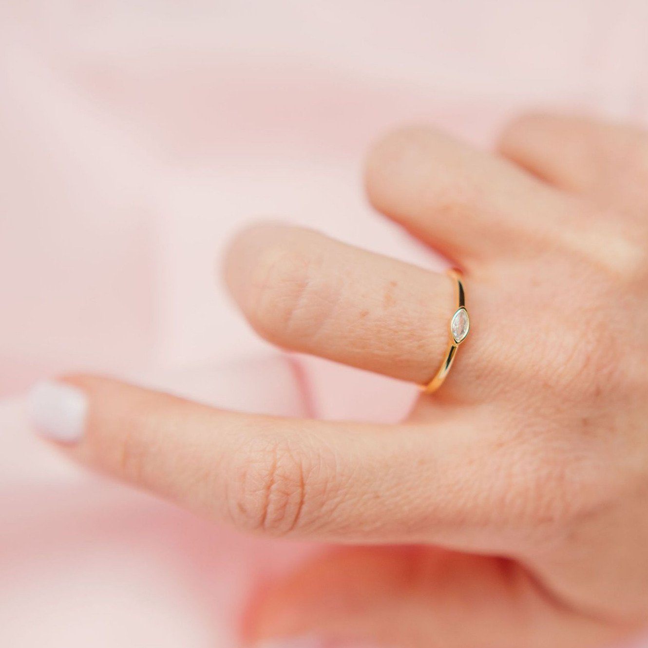 Slim Sparkler Ring Rings Chloe + Lois