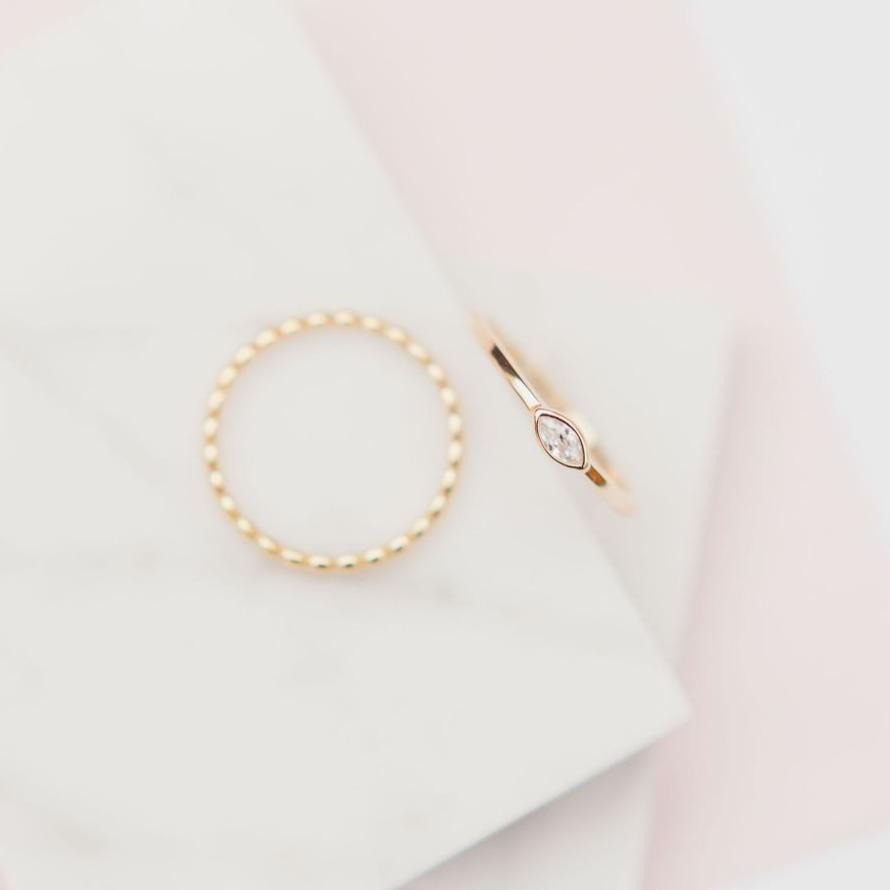 Slim Sparkler Ring Rings Chloe + Lois