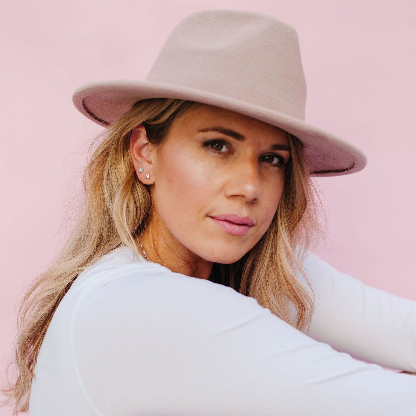 White Cubic Zirconia Sparkle Dot Studs Earrings Chloe + Lois