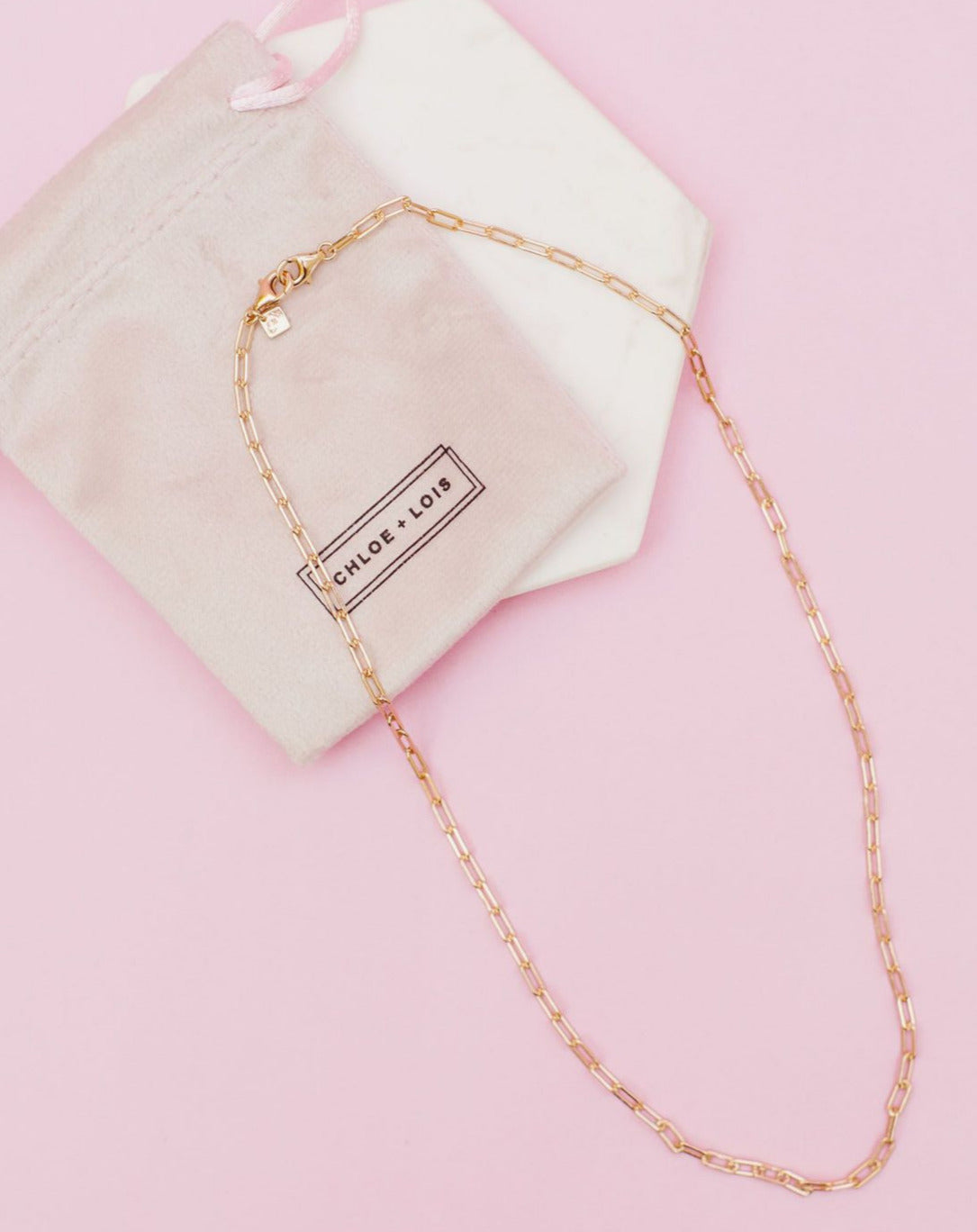 Glitter Link Necklace