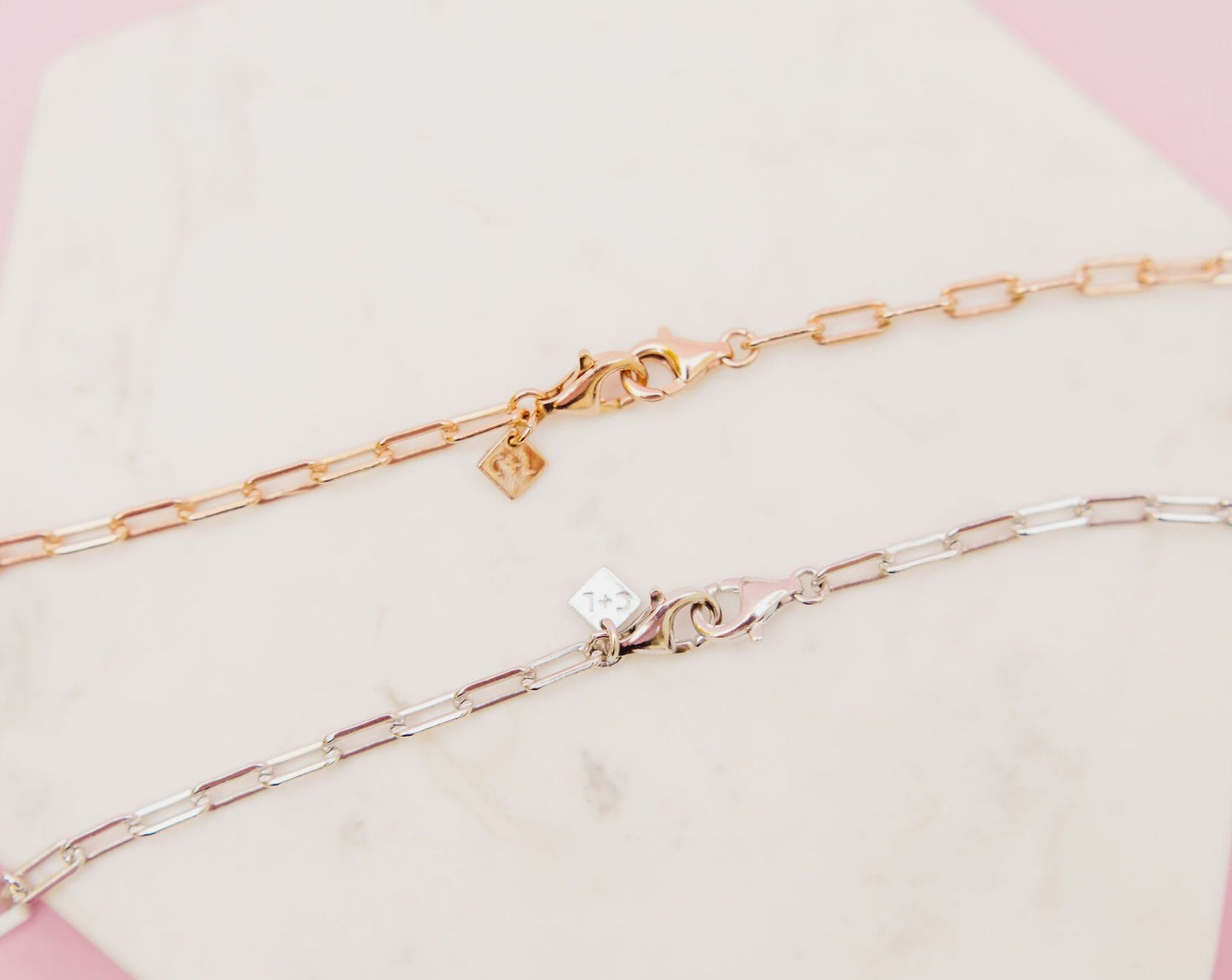 Glitter Link Necklace