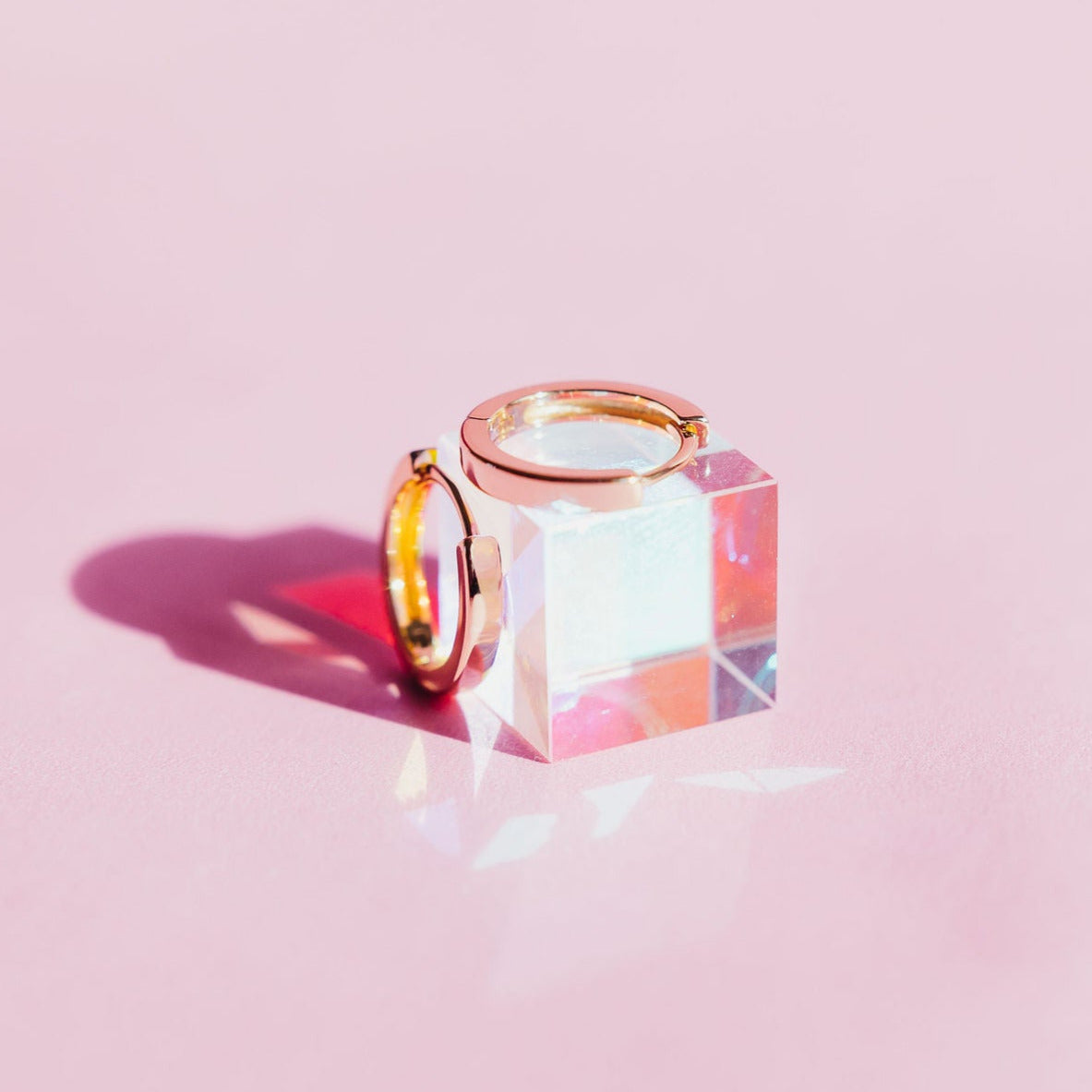 Chloe + Lois 14K Gold Huggie Hoops