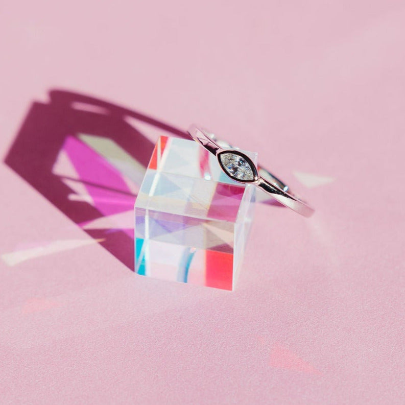 Chloe + Lois Sterling Silver Dainty Stacking Ring