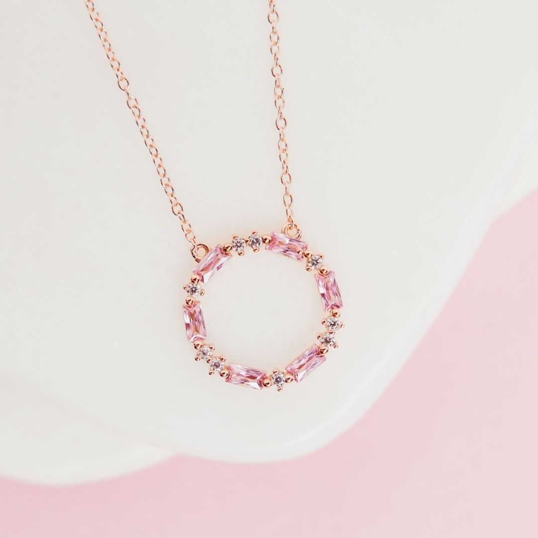 "Blush Dreams" Necklace in Rose Gold Necklaces Chloe + Lois