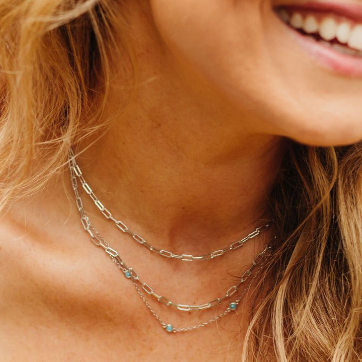 Chloe + Lois Paperclip Necklace