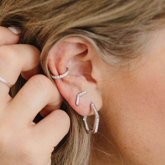 Single Glitter Ear Cuff Ear Cuff Chloe + Lois