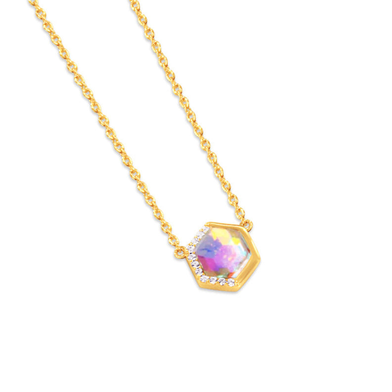 Angel Aura Quartz Necklace Five Point Crystal Healing Statement Jewellery -  Etsy India