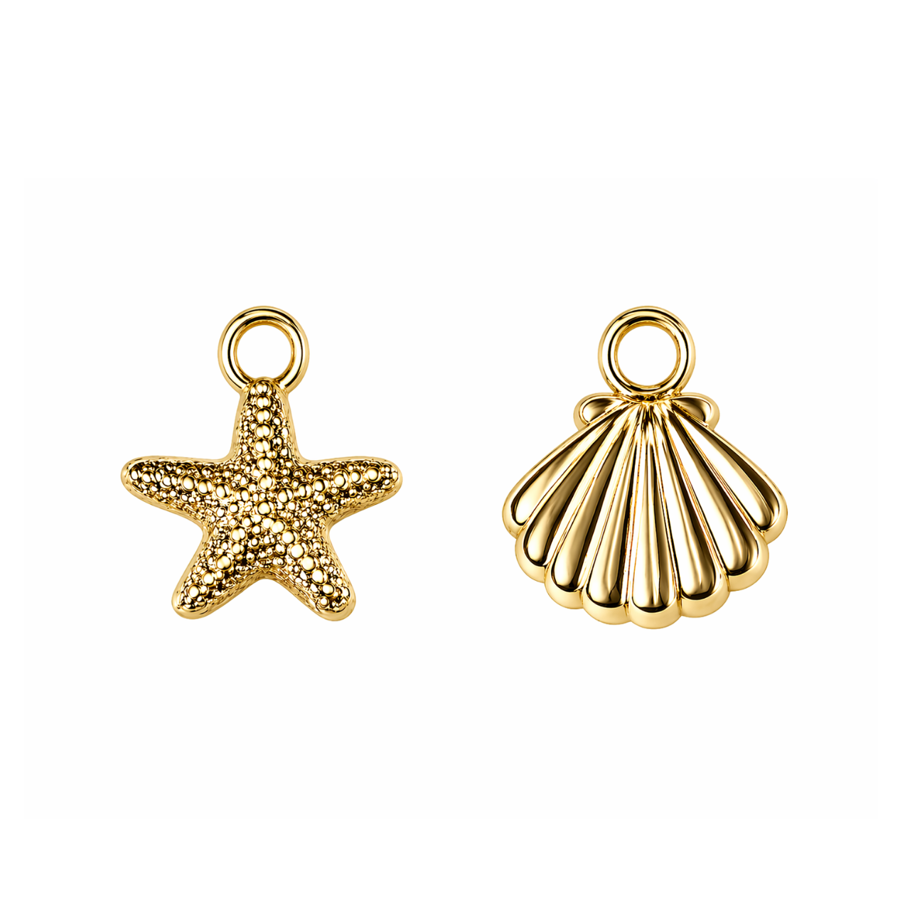 Coastal Queen Hoop Charms