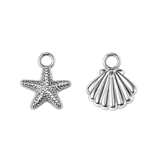Coastal Queen Hoop Charms