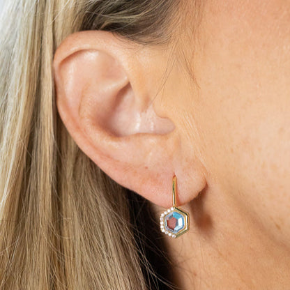 Stardust Leverback Earrings