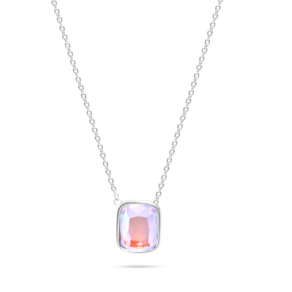 Cushion Necklace in Angel Aura Quartz