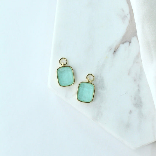 Cushion Charm in Sea Glass