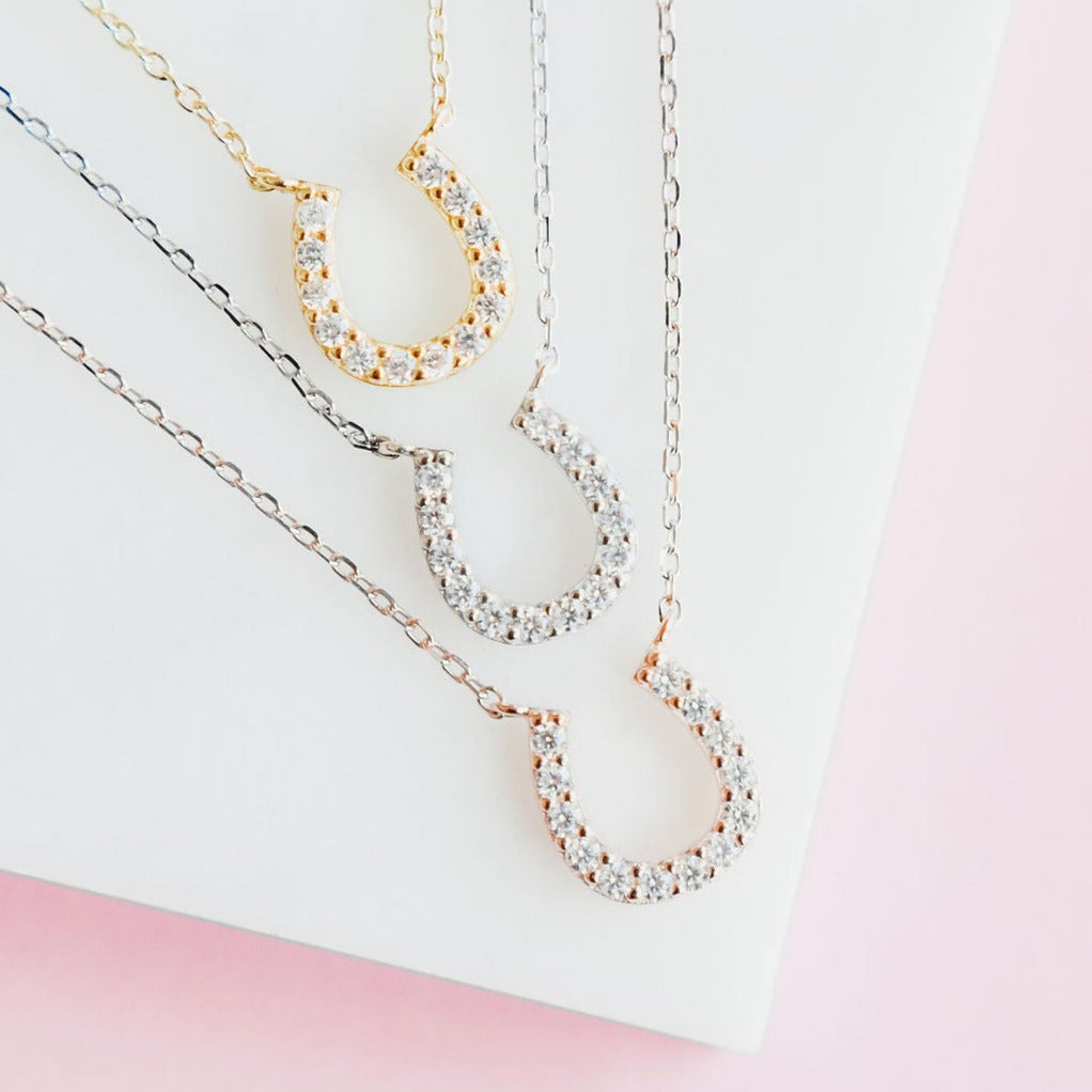 Chloe + Lois Dainty Horseshoe Necklace