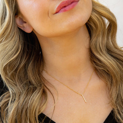 Chloe + Lois Dangling Bar Necklace