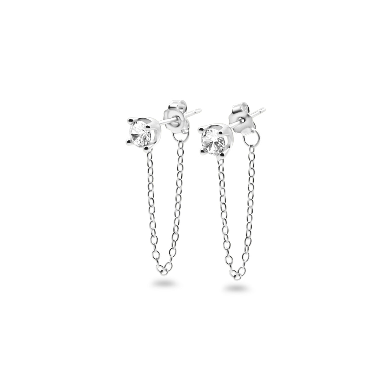 Solitaire Ear Chain