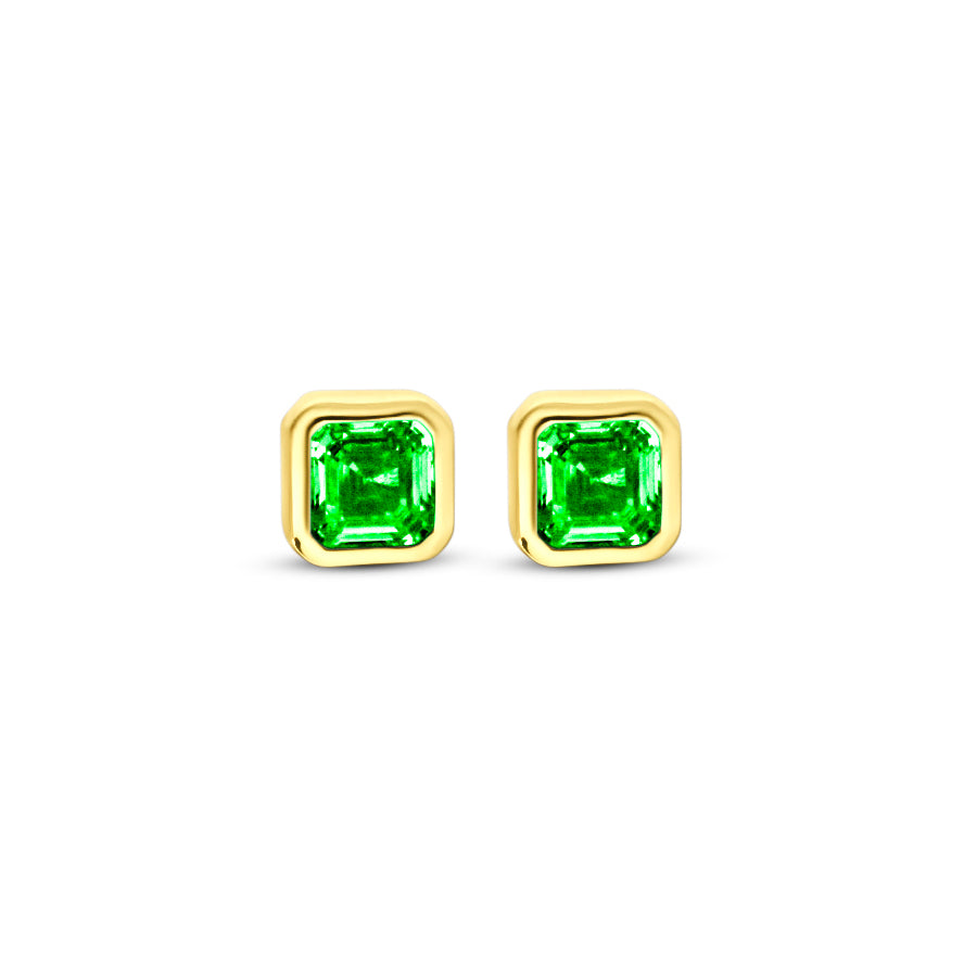 Asscher Studs