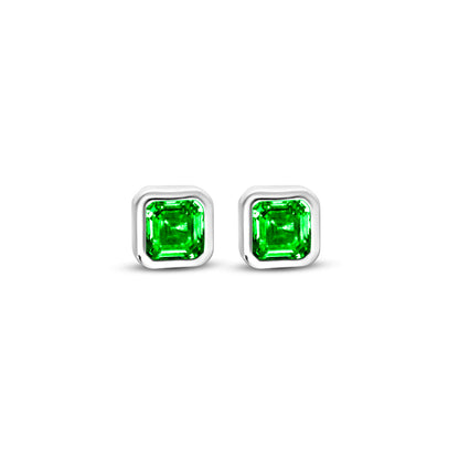 Asscher Studs