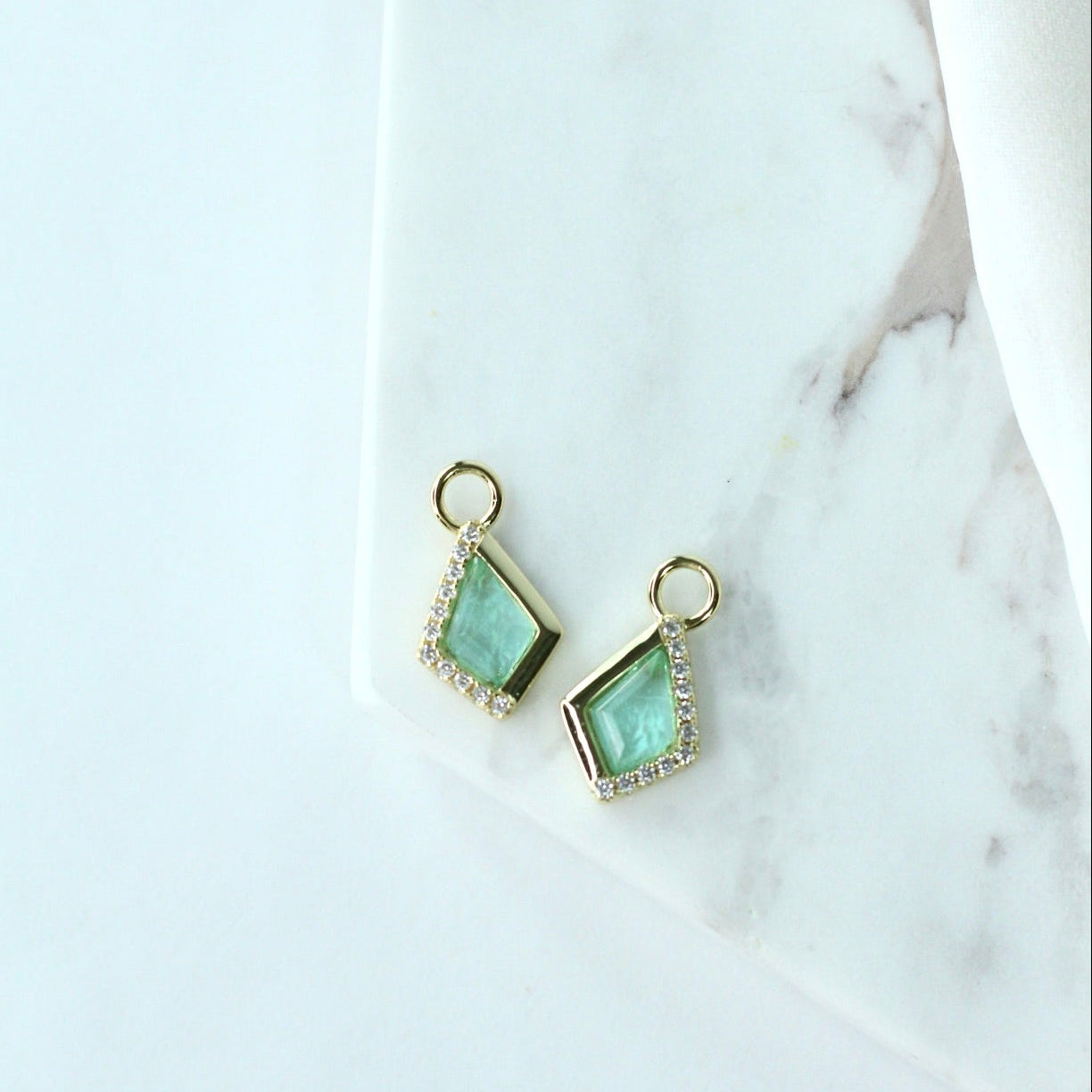 Kite Charm in Sea Glass