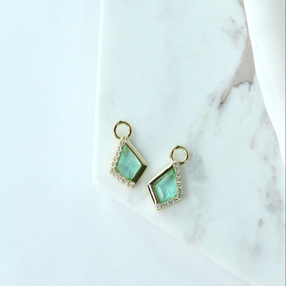 Kite Charm in Sea Glass