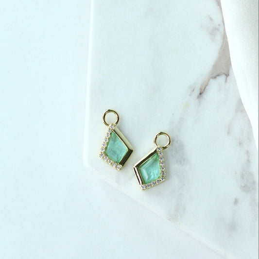 Kite Charm in Sea Glass