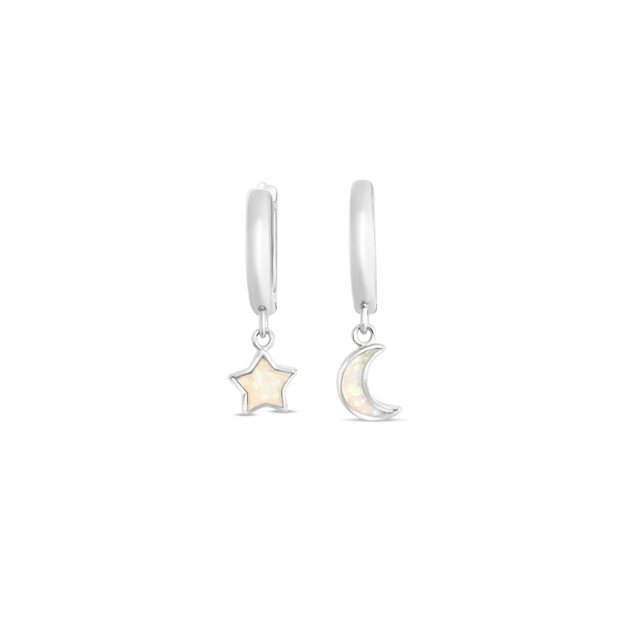 Starry Night Huggie Hoops