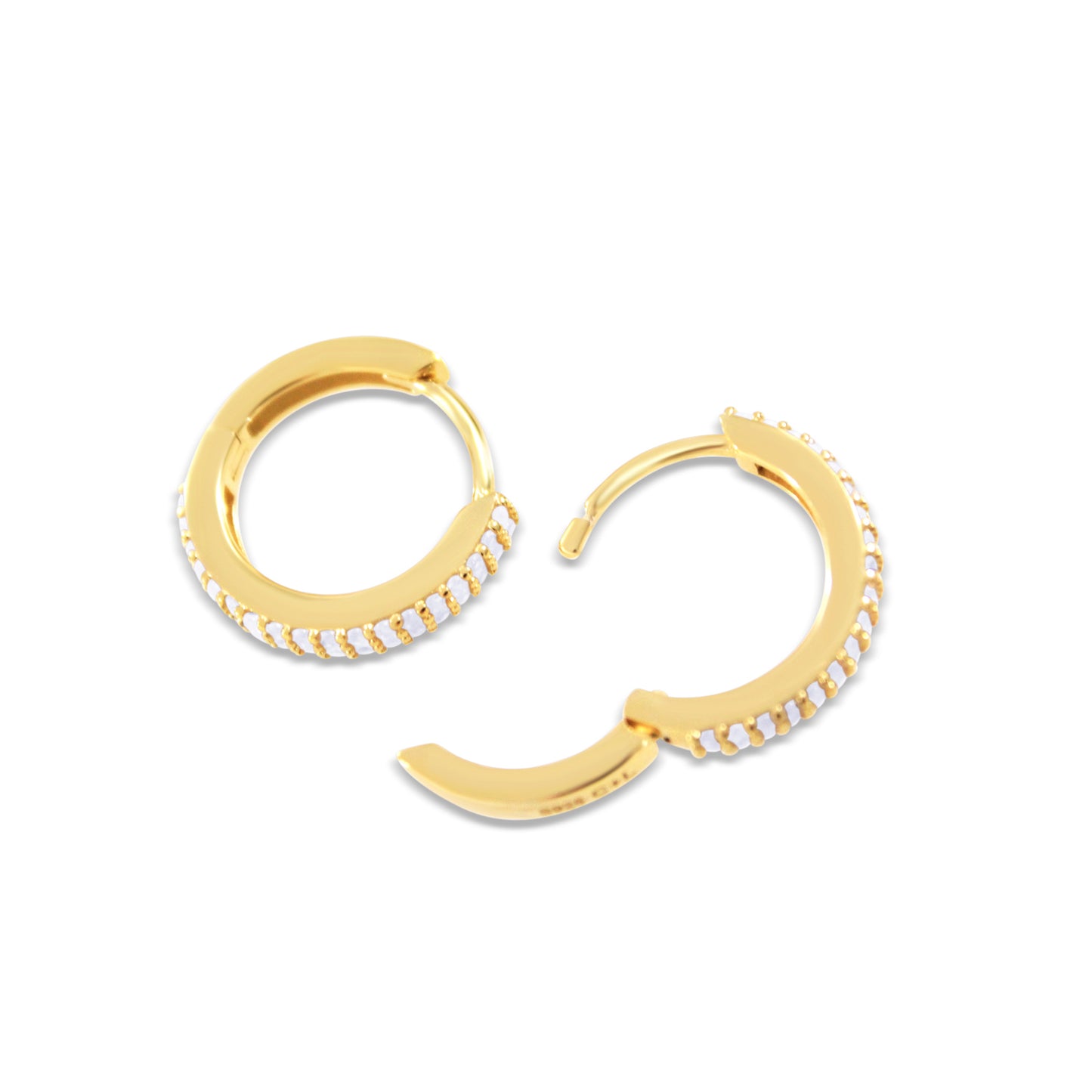 Double Pavé Hoops