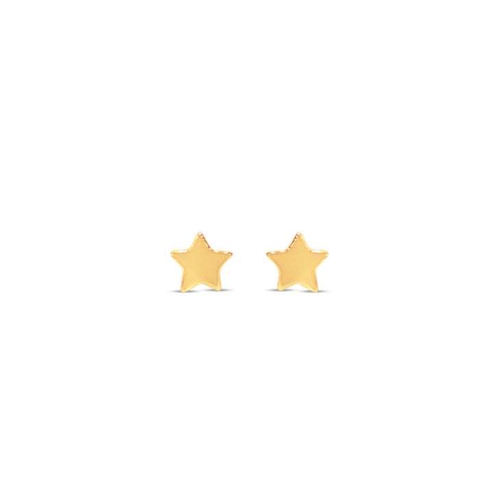 CHLOE + LOIS 14K gold star earrings