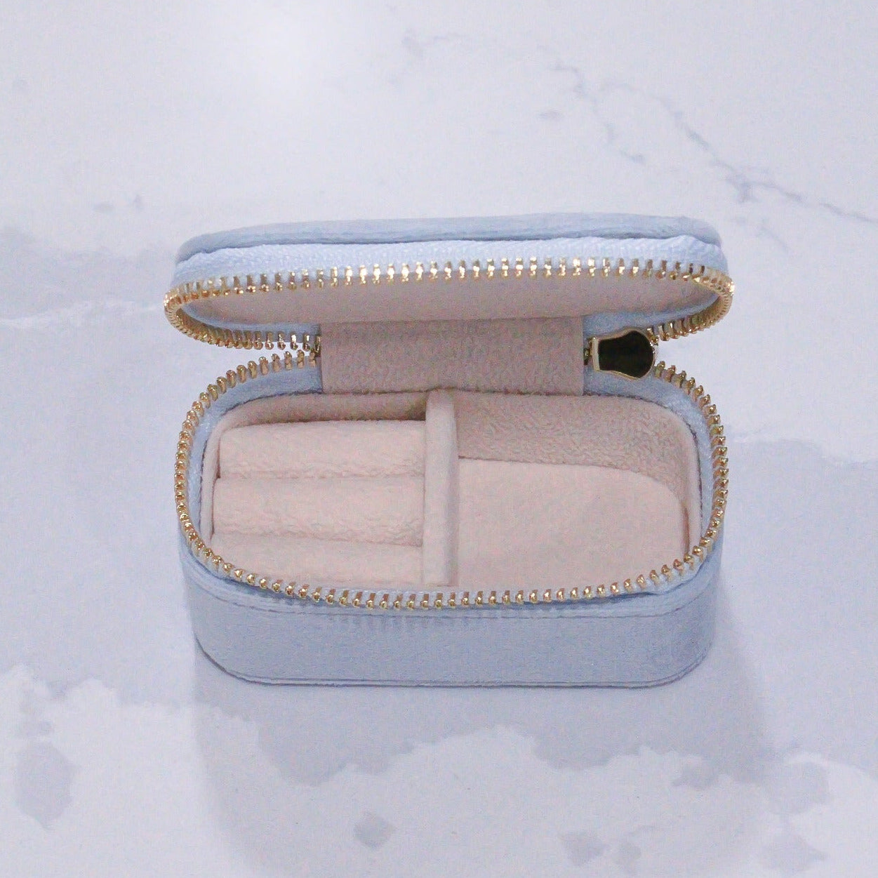 Blue Travel Jewelry Box by Chloe + Lois