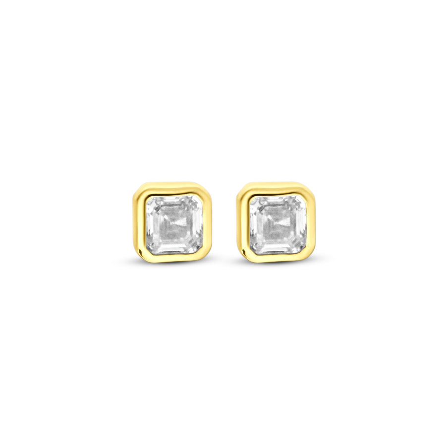 Asscher Studs