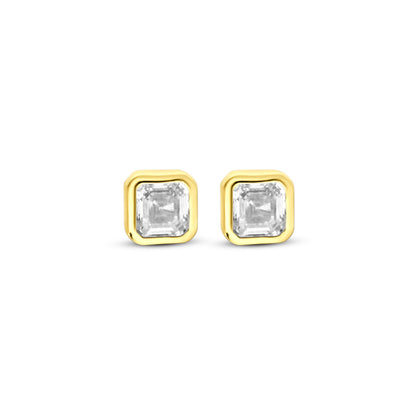 Asscher Studs