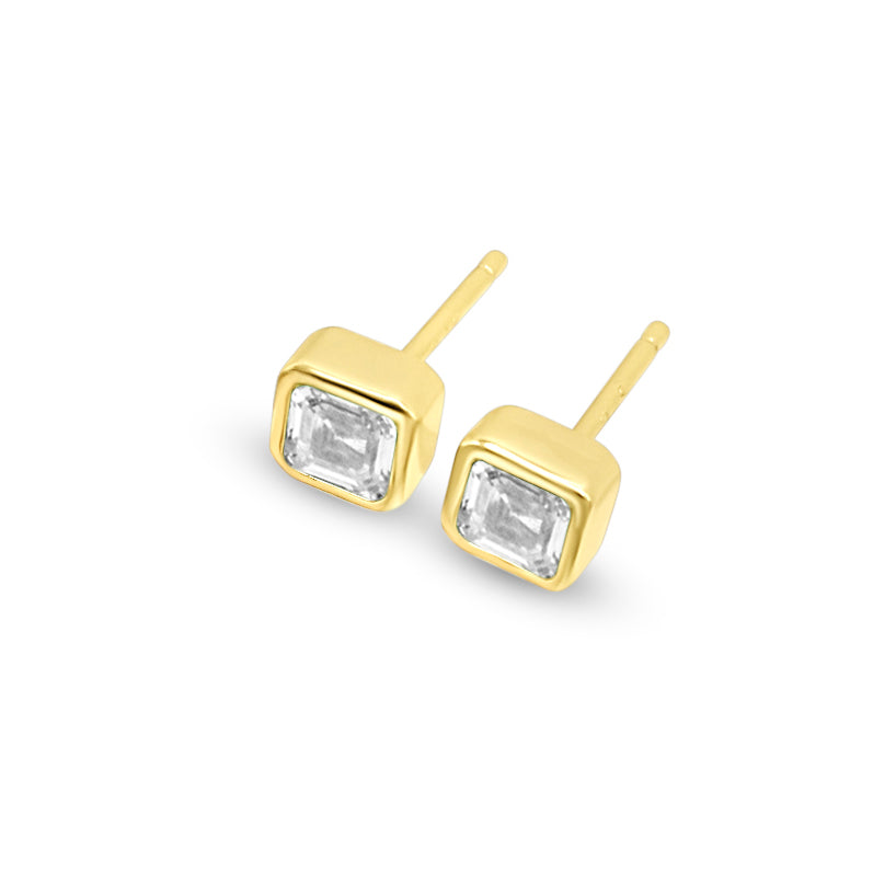 Asscher Studs