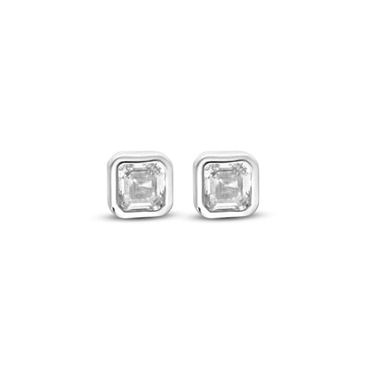 Asscher Studs