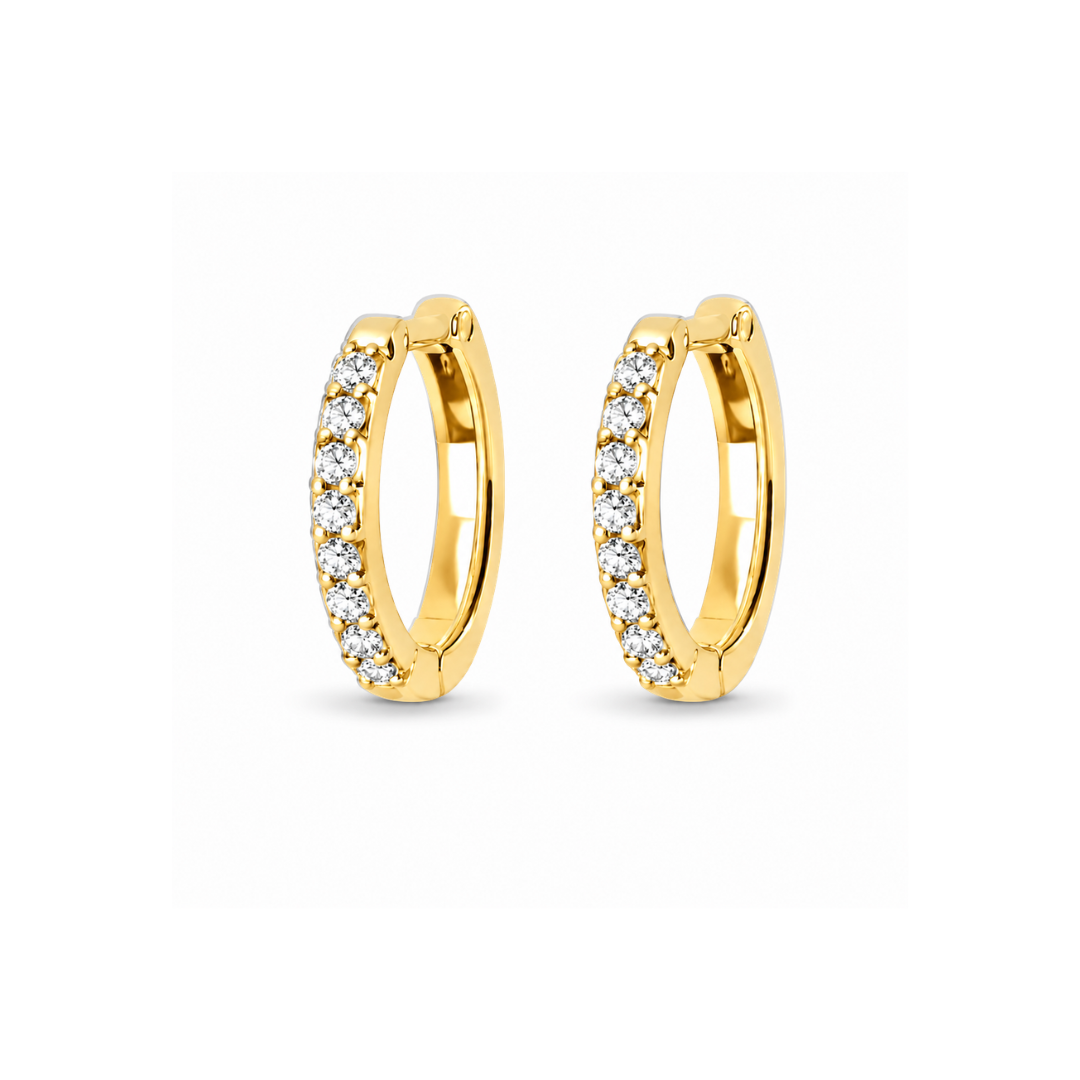 Round Charm Hoop - 11MM